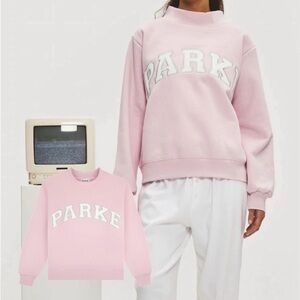 Parke Sprinkle Light Pink Women's Sweatshirt L/XL